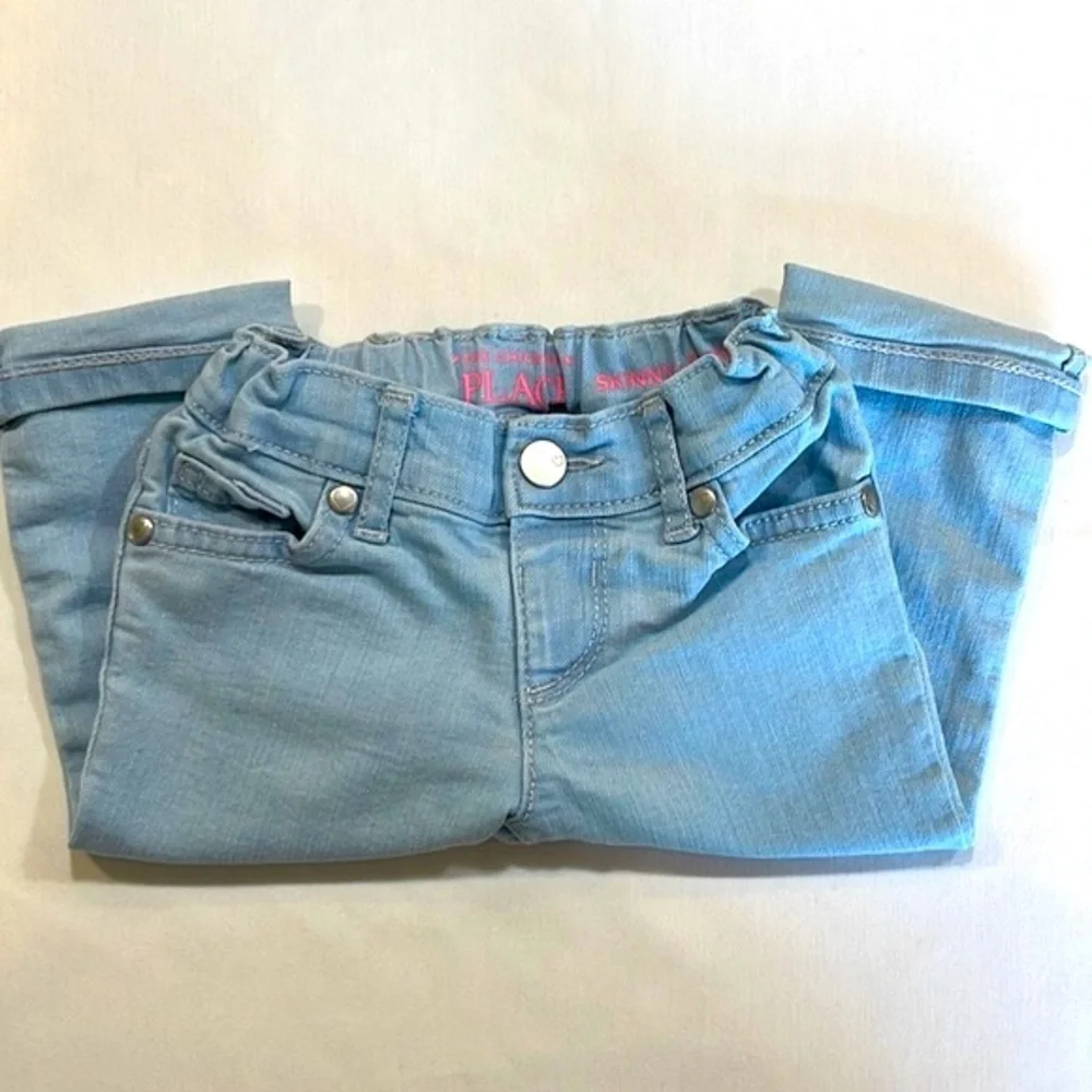 THE CHILDREN’S PLACE girls 12-18mo spring summer jean & top 2 piece outfit